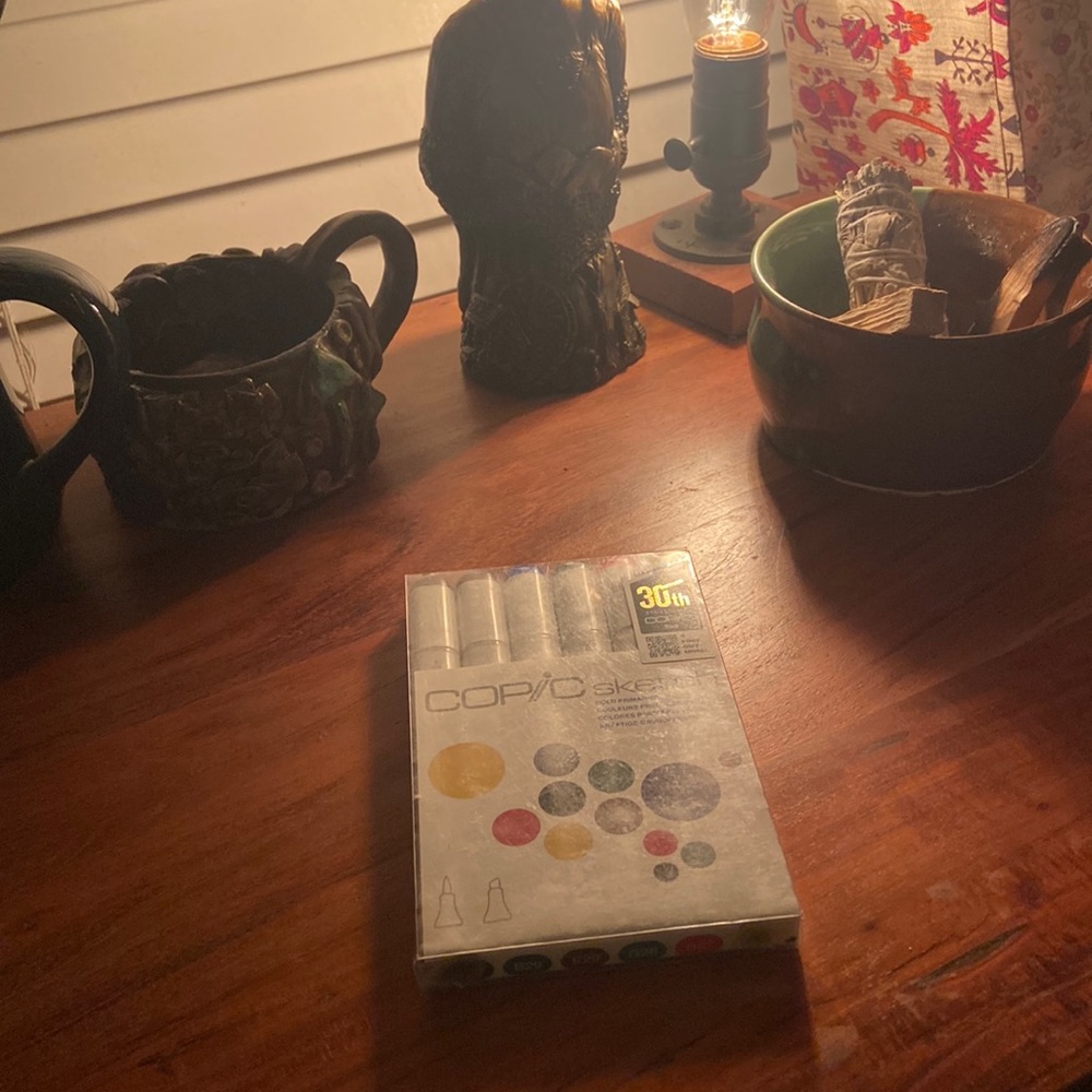 COPIC SKETCH BOLD PRIMARIES MARKERS SIX-COUNT